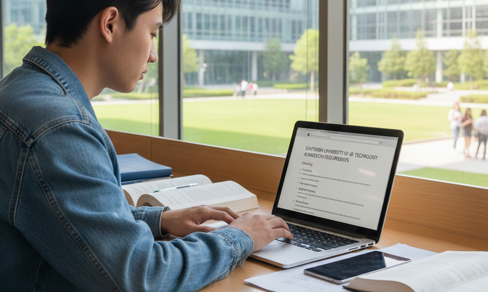 Admission Requirements of Southern University of Science and Technology of China