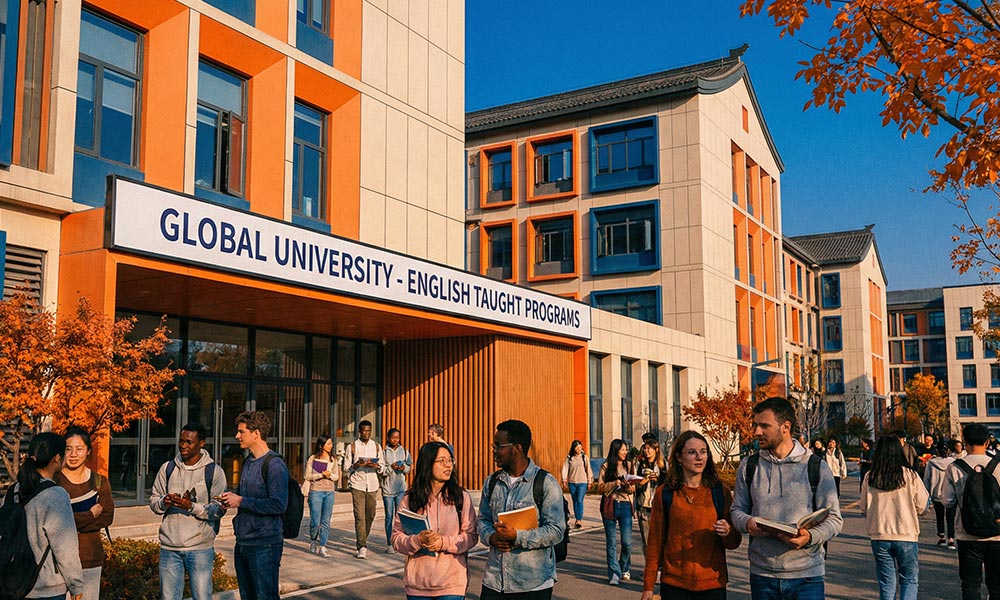 English-taught universities in China