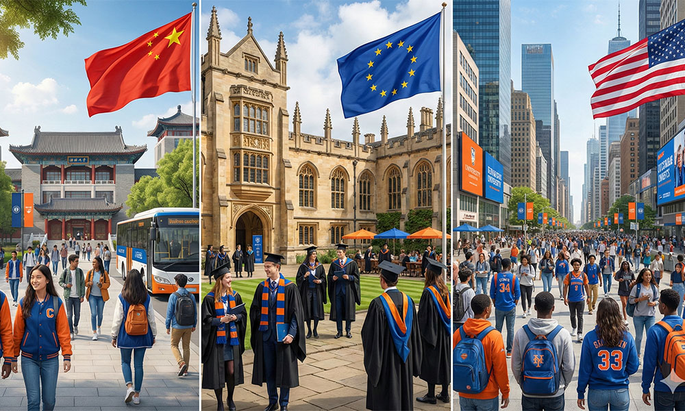 Comparing Study in China or Europe, and America: Cost and Job Opportunities 2026