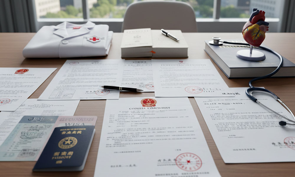Documents Required for Medical Admission in China